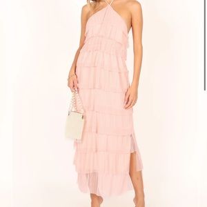 Pink petal + pup dress